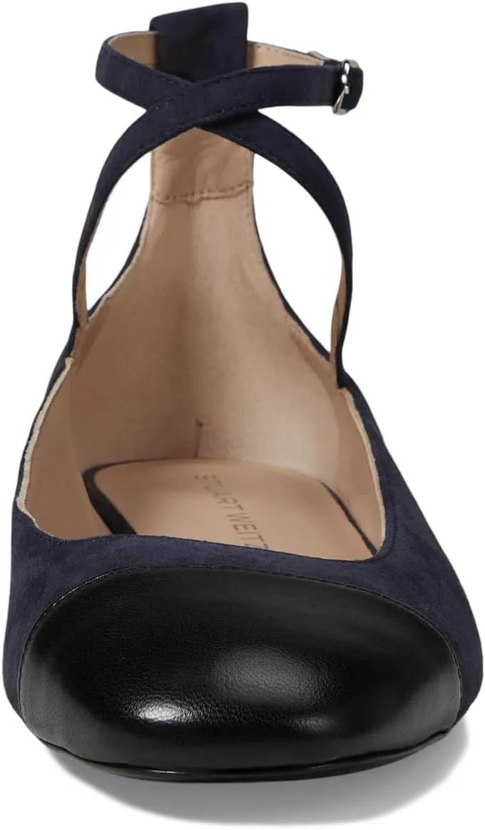 Stuart Weitzman Women's Eden Strap Flat