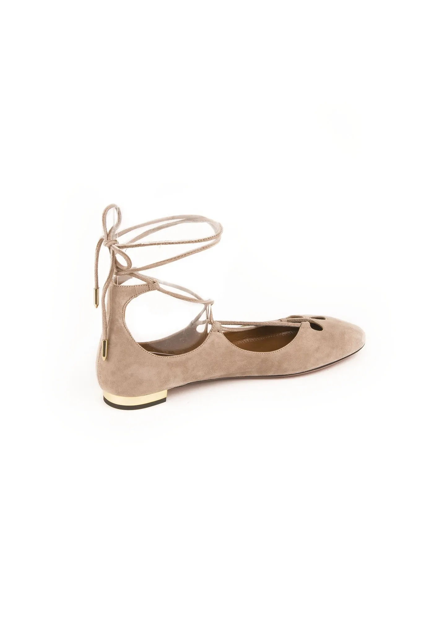 Suede Dancer Flat - Caffe Latte