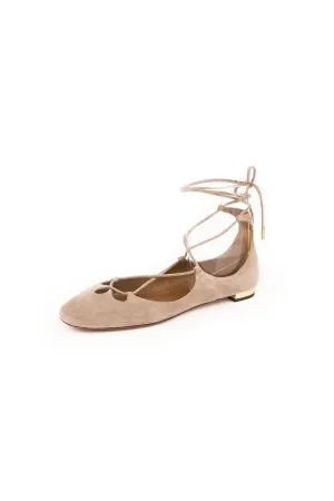 Suede Dancer Flat - Caffe Latte