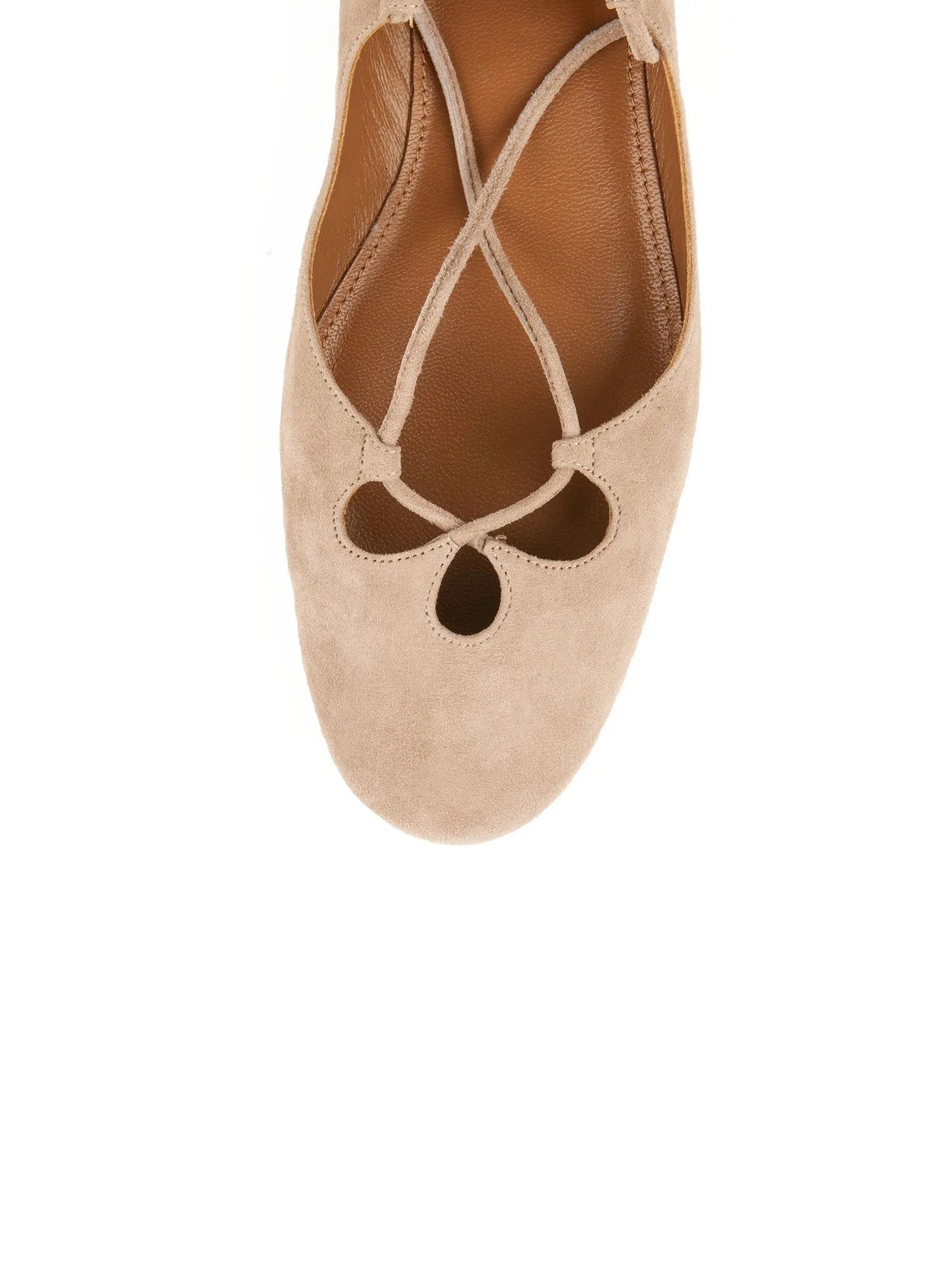 Suede Dancer Flat - Caffe Latte