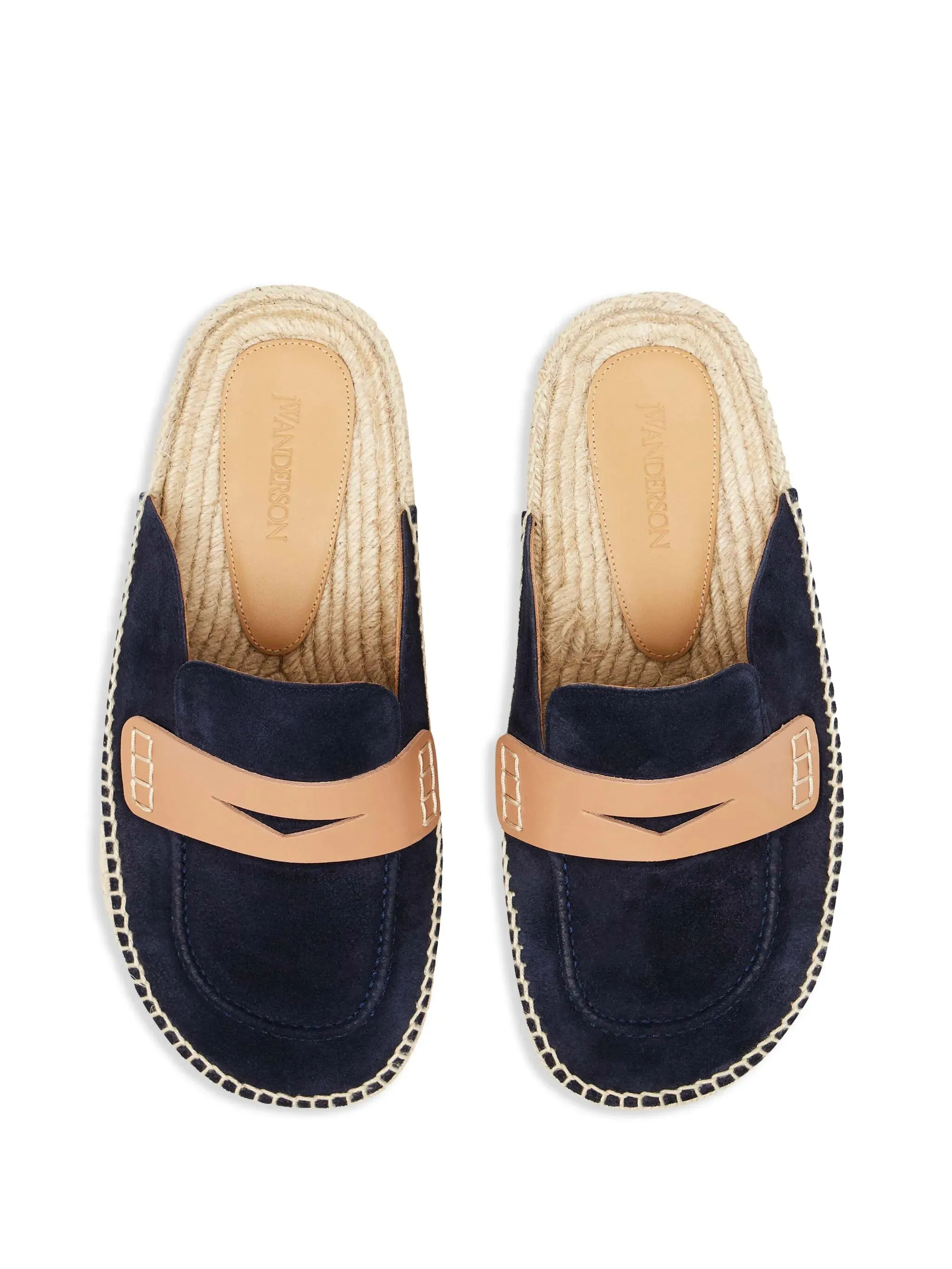 Suede Loafer Mules
