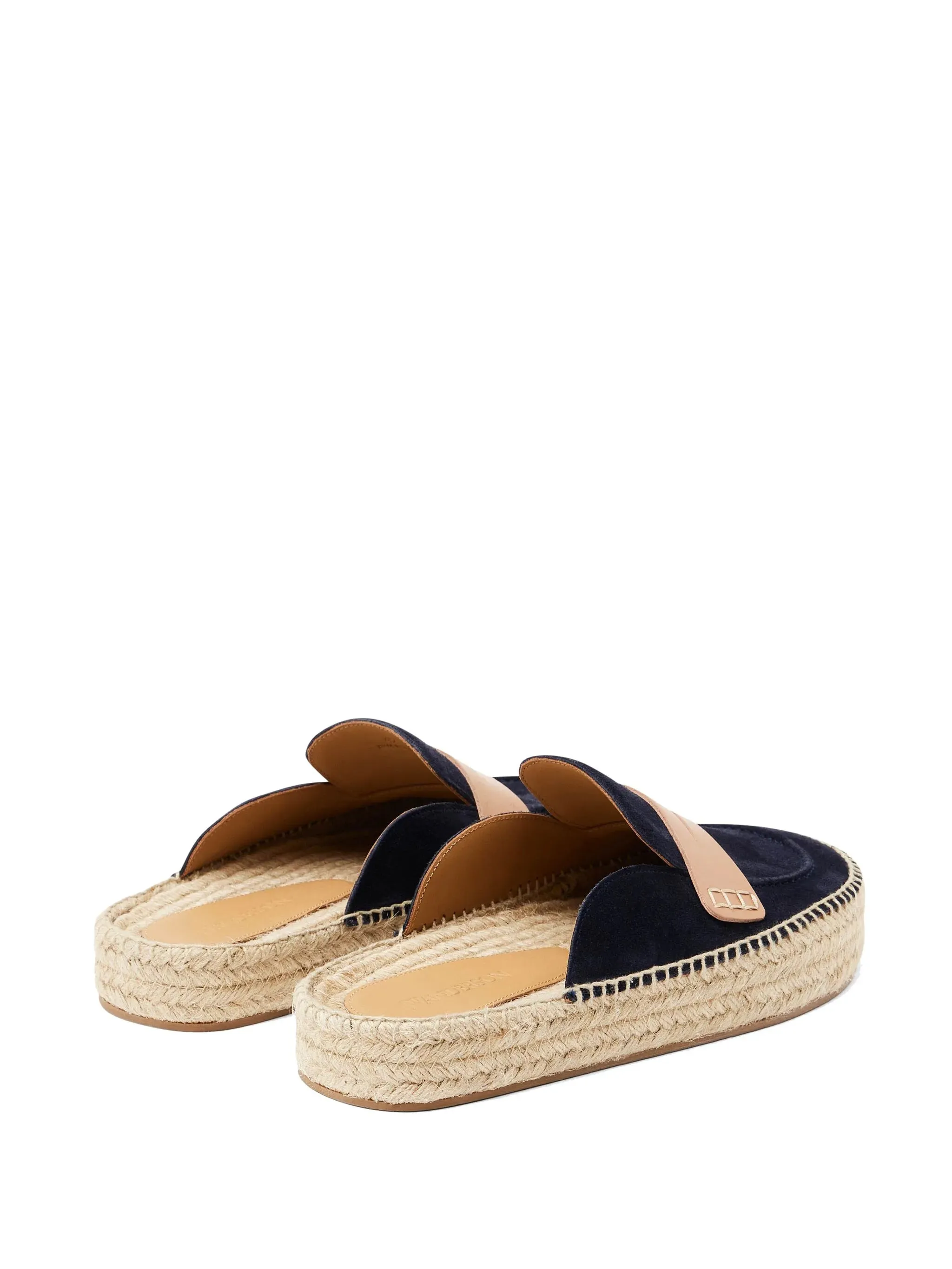 Suede Loafer Mules