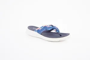 SUSST - MALIBU22 FABRIC FASHION TOE-POST MULE - NAVY