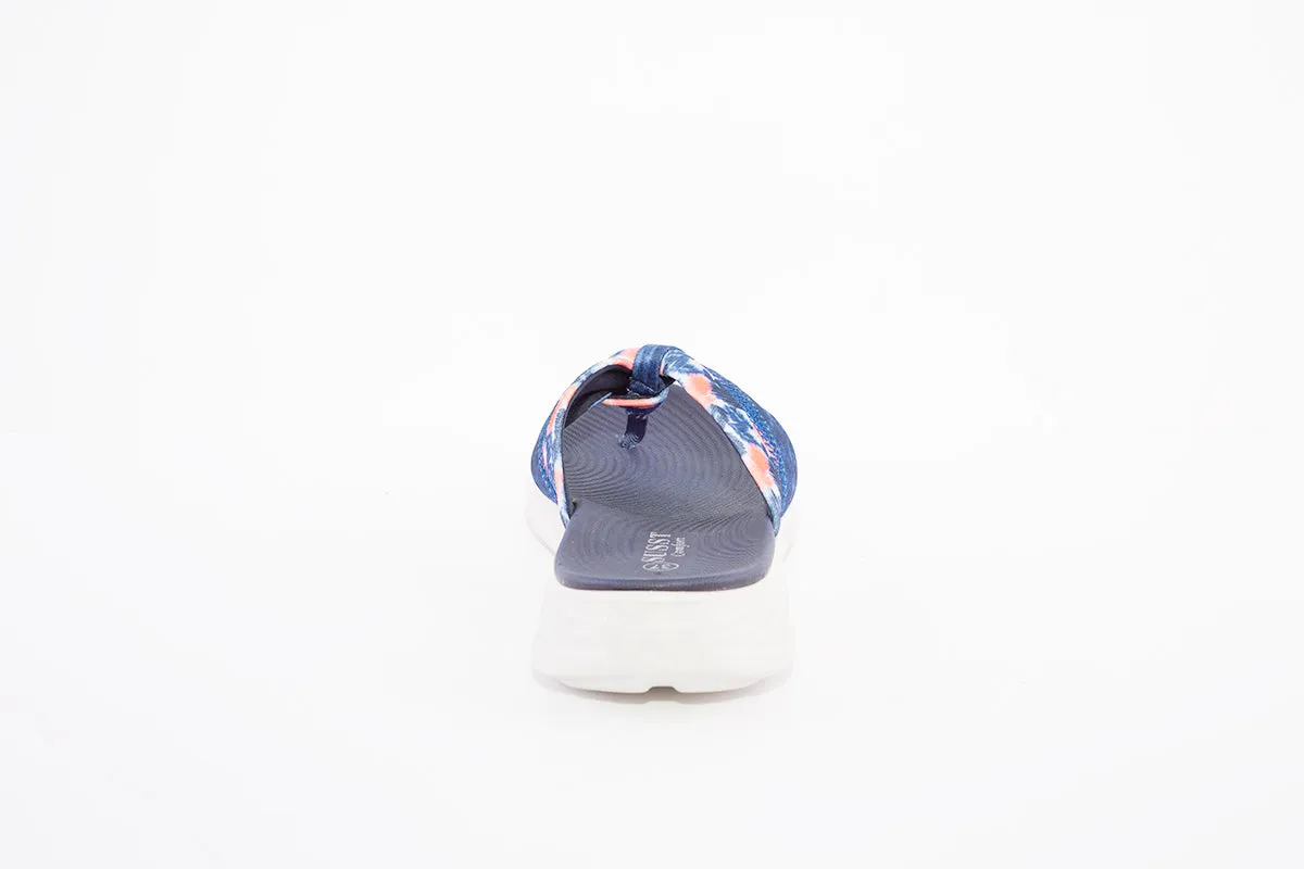 SUSST - MALIBU22 FABRIC FASHION TOE-POST MULE - NAVY