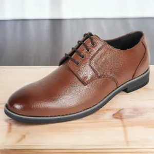 Tan Formal Shoes for Men - Defective