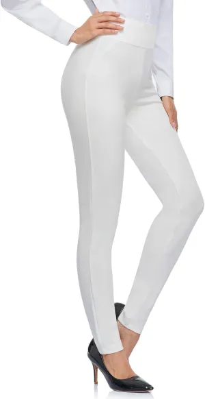 Tapata Women's 26''/28''/30'' Skinny Dress Pants High Waist Slacks for Office Work Business Casual Tall Petite Stretch Pants