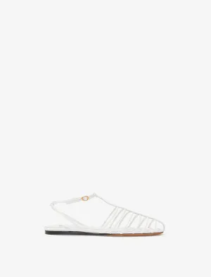 Tee Cage Flat Sandals