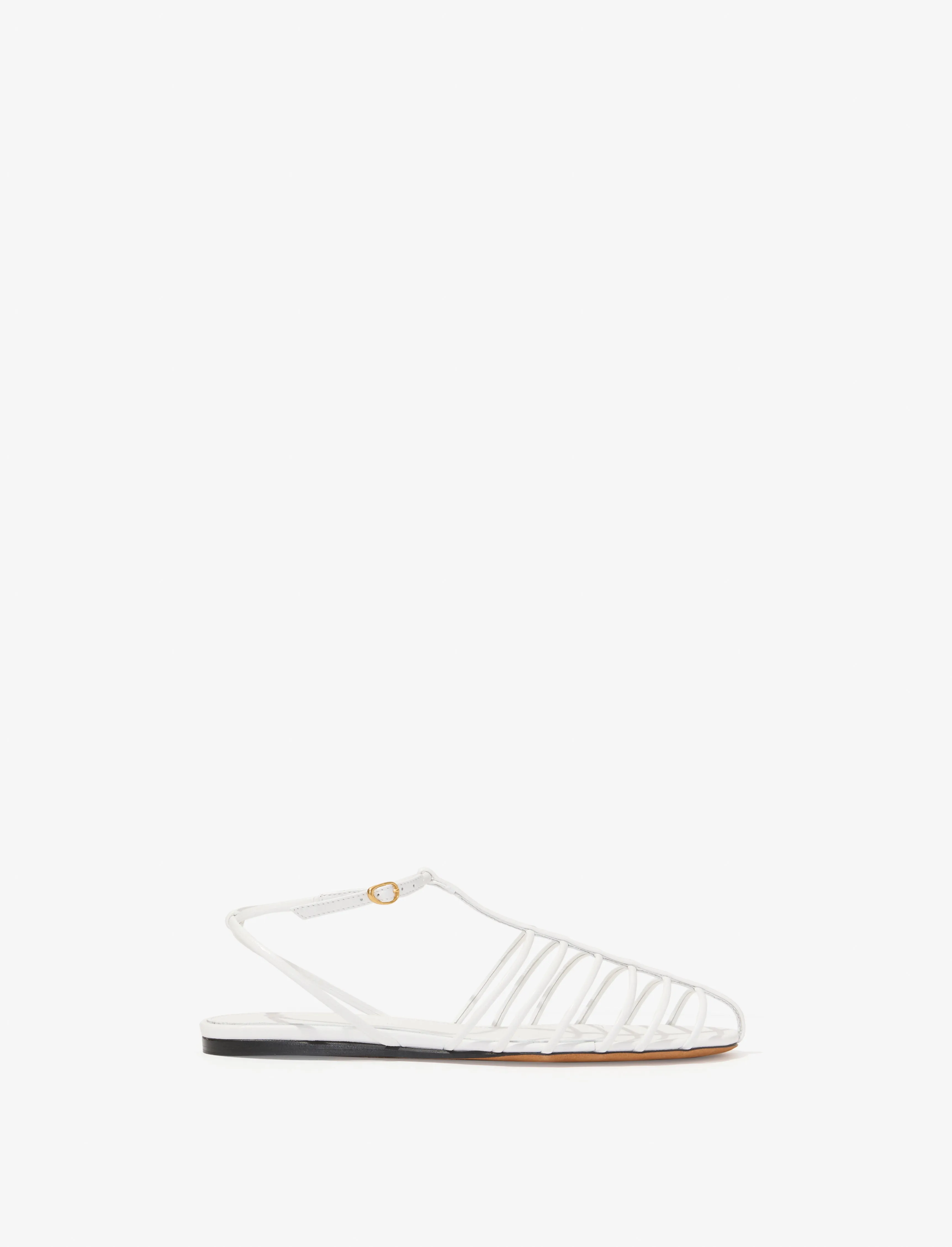 Tee Cage Flat Sandals