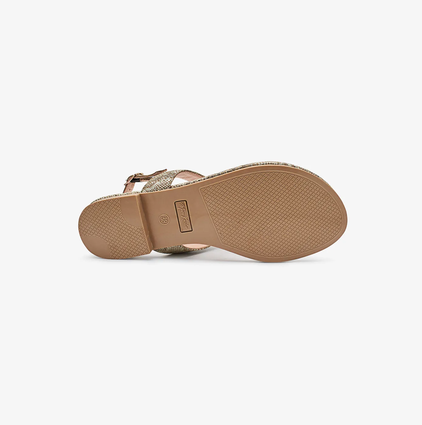 Textured Ladies Leather Sandals