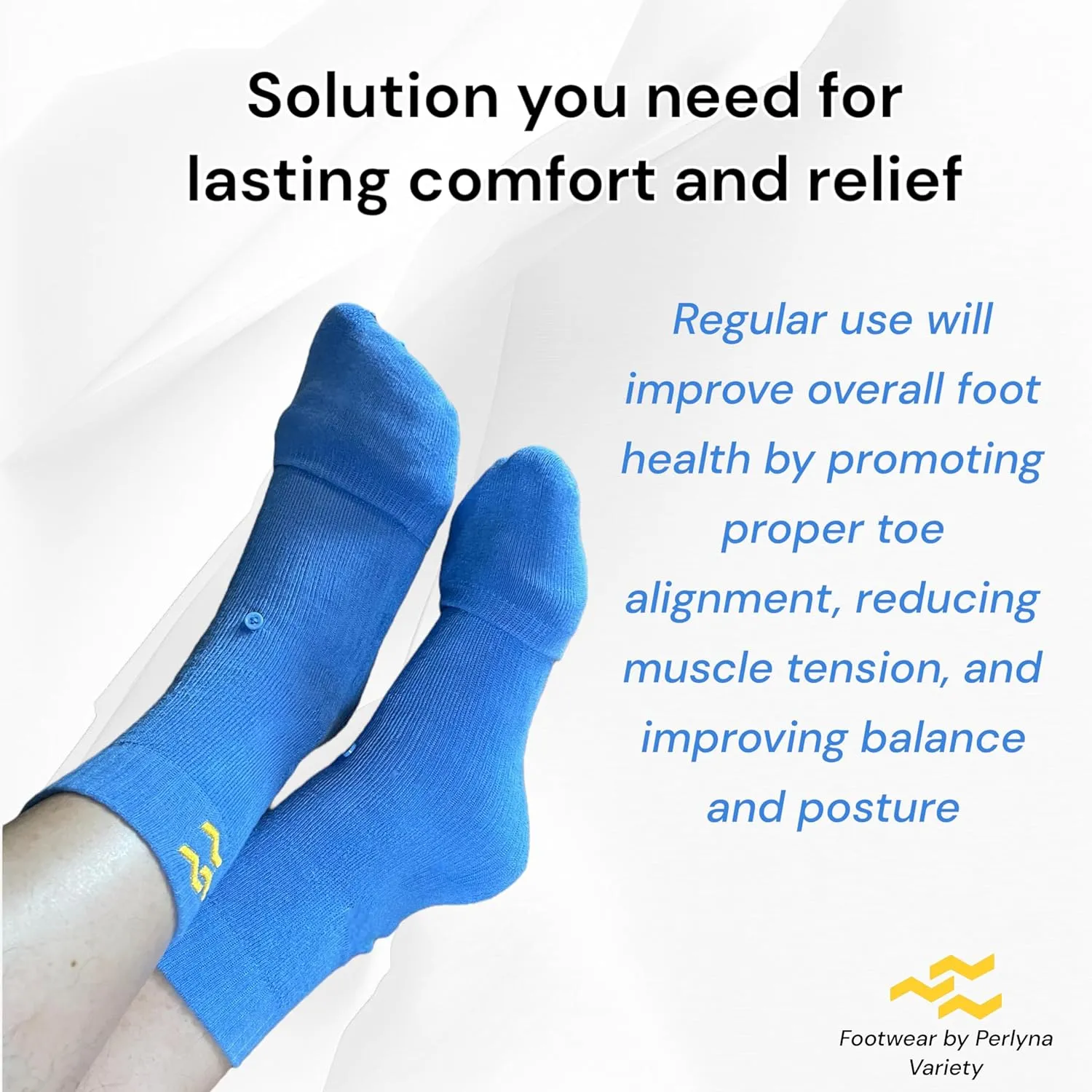 Toe Separator Socks for Women and Men Foot Alignment Bunion Relief Overlapping Toes Yoga Massage Socks