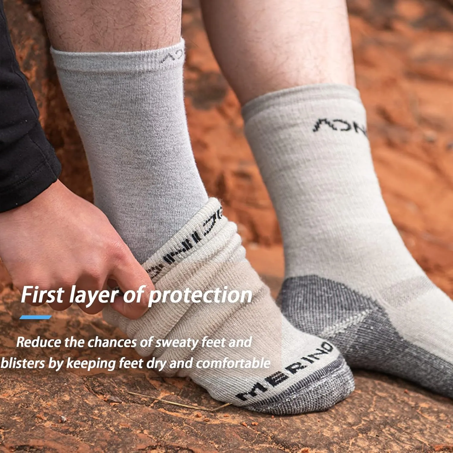 Toe Socks Liner Crew Socks for Men Women Coolmax Five Finger Socks 3 Pairs Running Socks