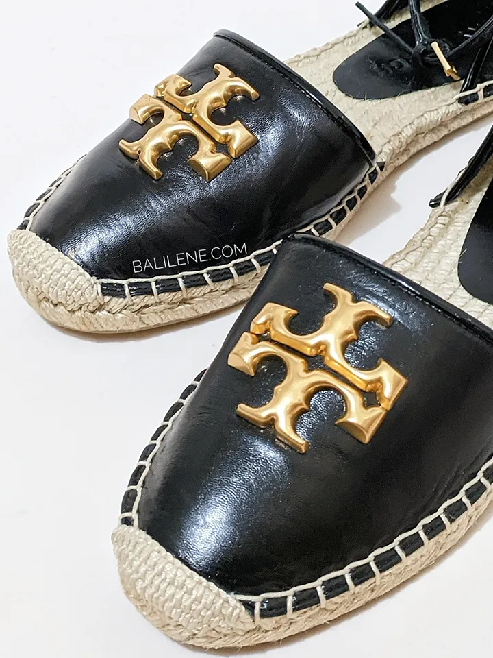 Tory Burch Eleanor D'Orsay Espadrille Black