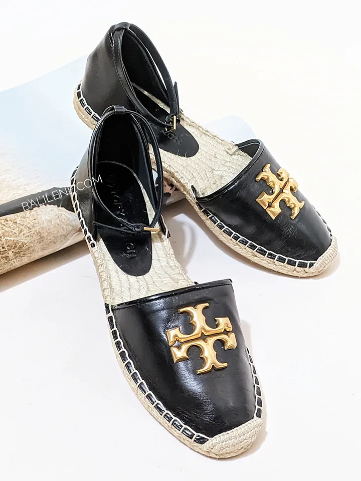Tory Burch Eleanor D'Orsay Espadrille Black