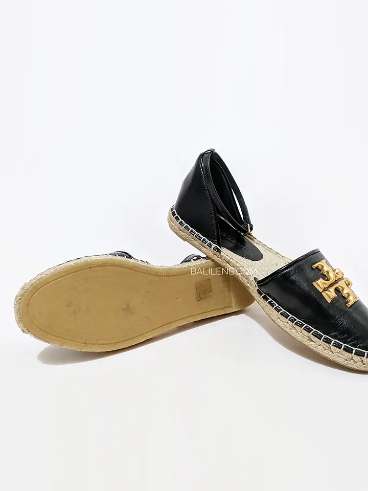 Tory Burch Eleanor D'Orsay Espadrille Black