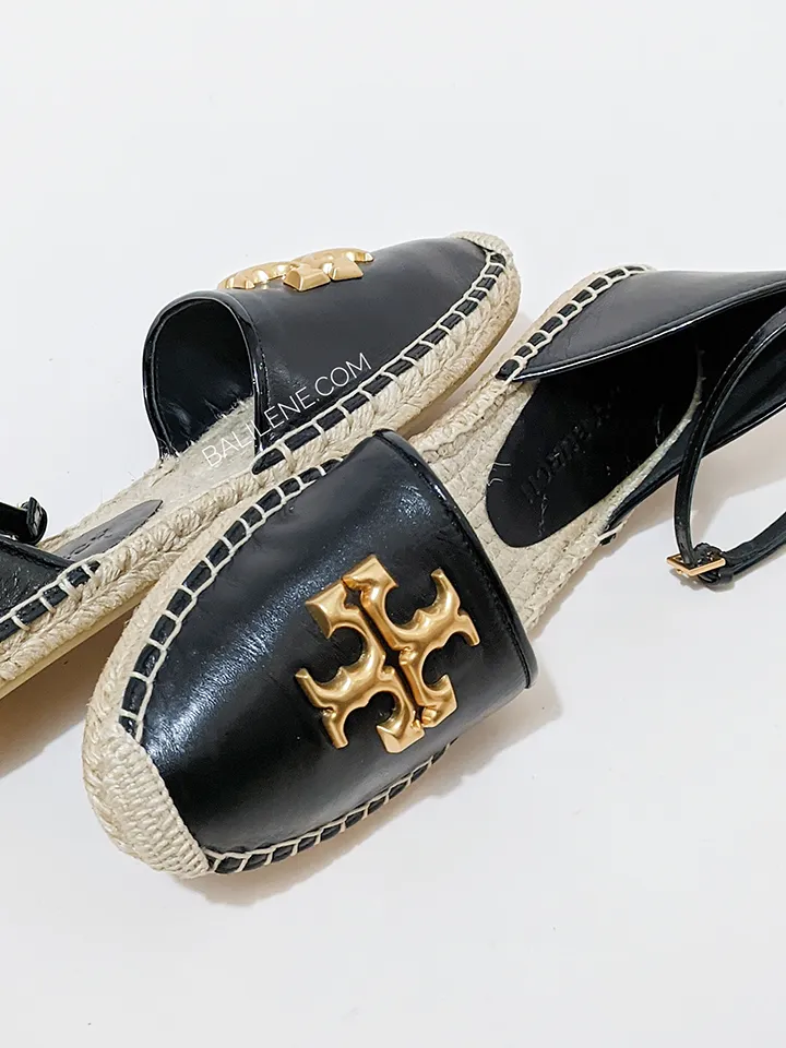 Tory Burch Eleanor D'Orsay Espadrille Black
