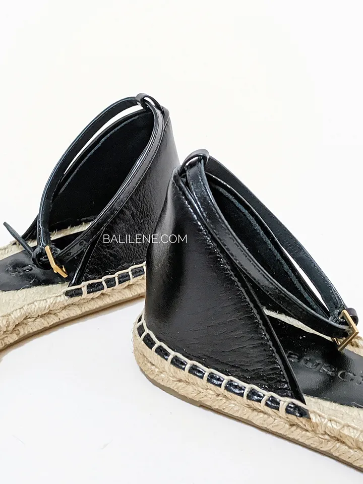 Tory Burch Eleanor D'Orsay Espadrille Black