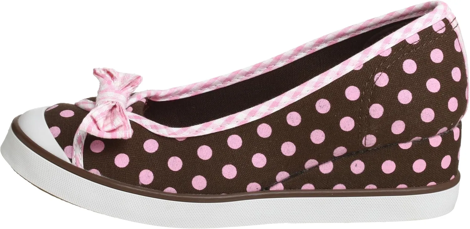 UNIONBAY Little Kid/Big Kid Phoebe-d-g Dot Wedge