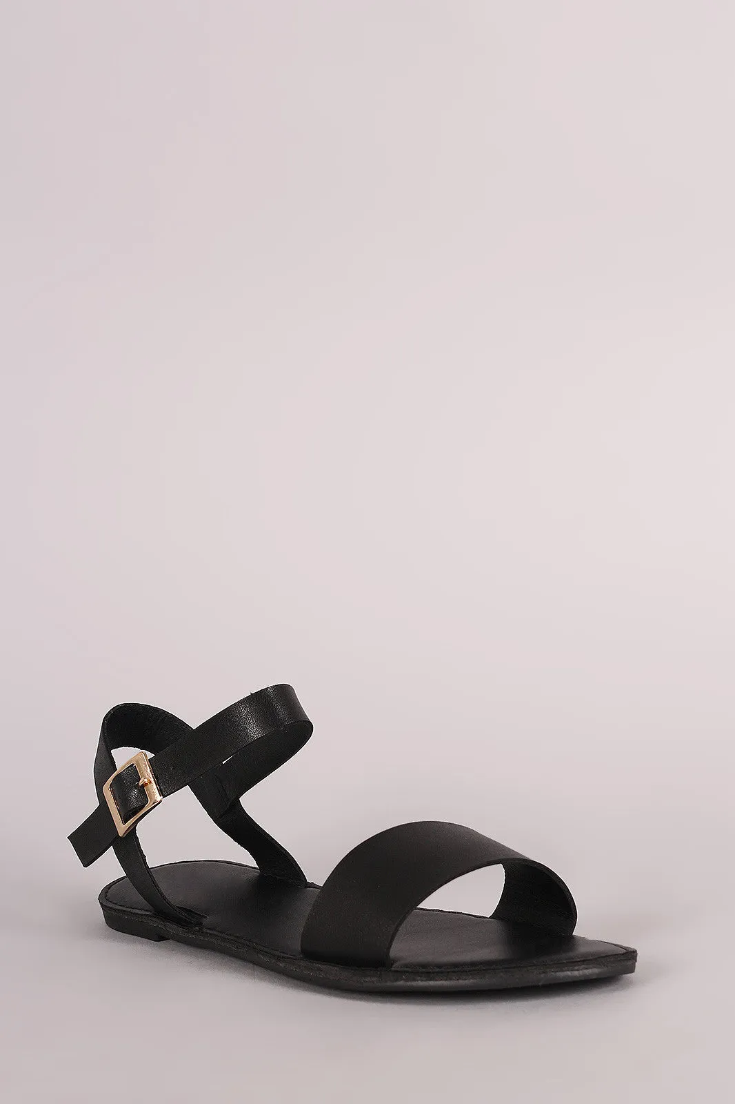 Value-based Flat Strap Open Ankle Toe Sandal Ergonomic