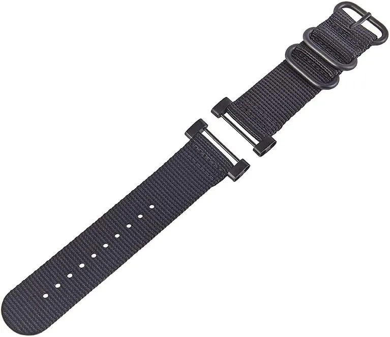 Watch Wrist Band Compatible with Suunto Core, Premium Woven Nylon Canvas Strap Replacement Kit, 24mm Sport Strap, Lugs Adapter, Threadlocker, Screw Tools