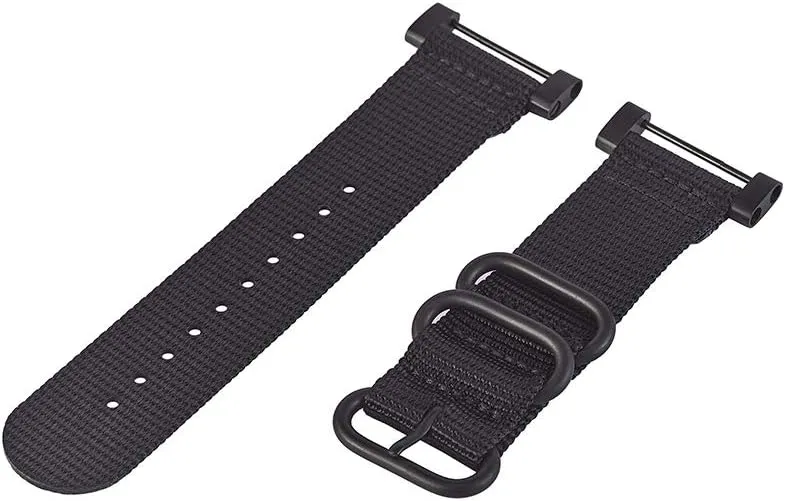 Watch Wrist Band Compatible with Suunto Core, Premium Woven Nylon Canvas Strap Replacement Kit, 24mm Sport Strap, Lugs Adapter, Threadlocker, Screw Tools