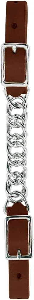 Weaver Leather Brahma Webb 4 1/2-Inch Flat Link Chain Curb Strap