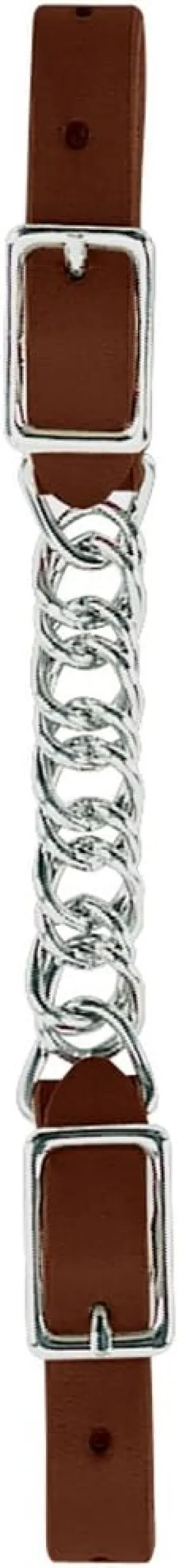 Weaver Leather Brahma Webb 4 1/2-Inch Flat Link Chain Curb Strap