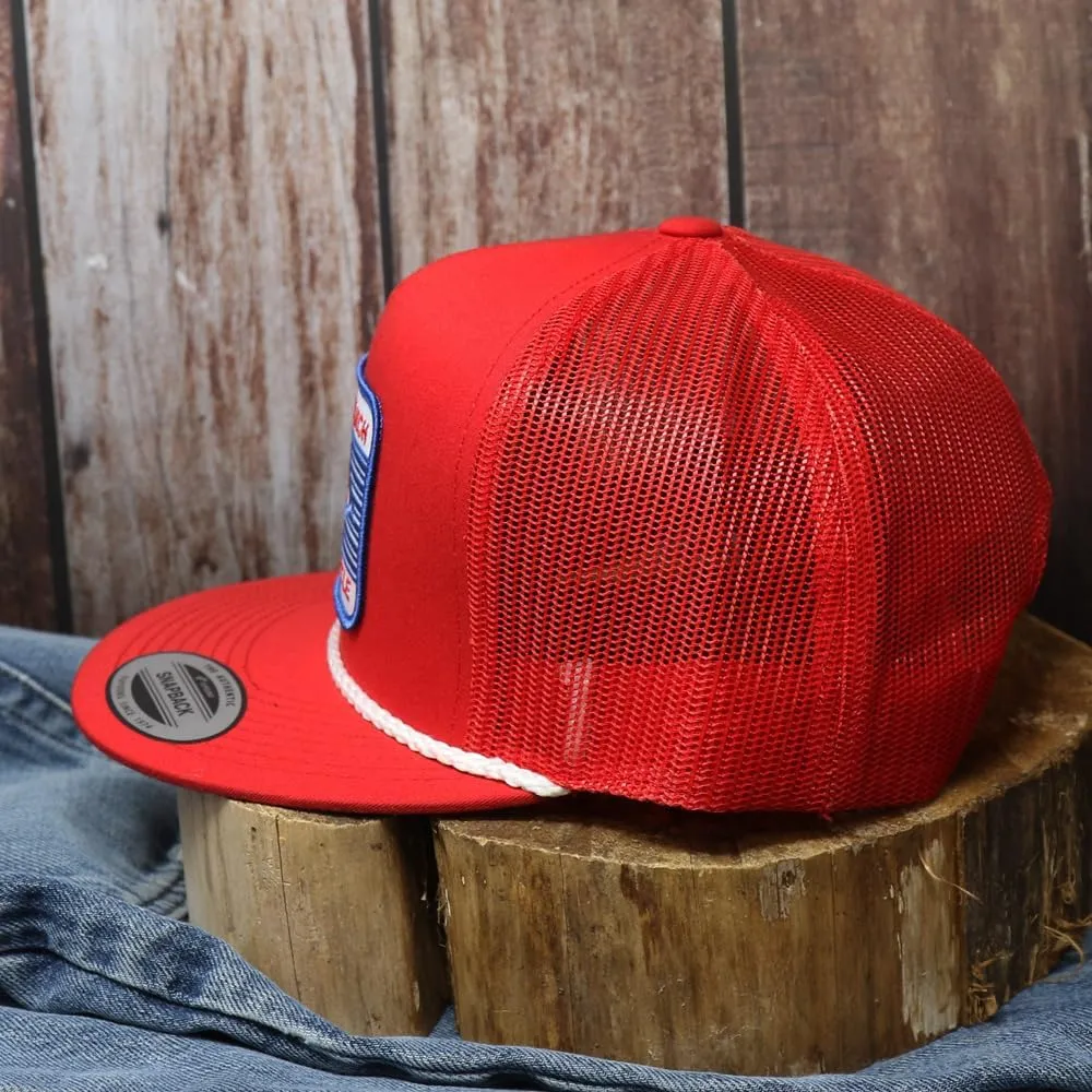 WHISKEY BENT HAT CO. Whiskey Ranch Land & Cattle, Mesh Snapback Trucker Hats