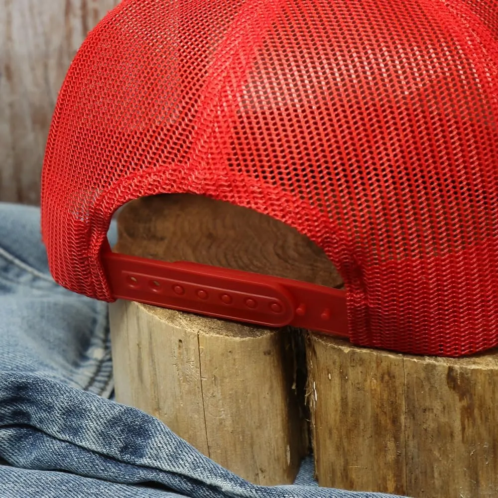WHISKEY BENT HAT CO. Whiskey Ranch Land & Cattle, Mesh Snapback Trucker Hats