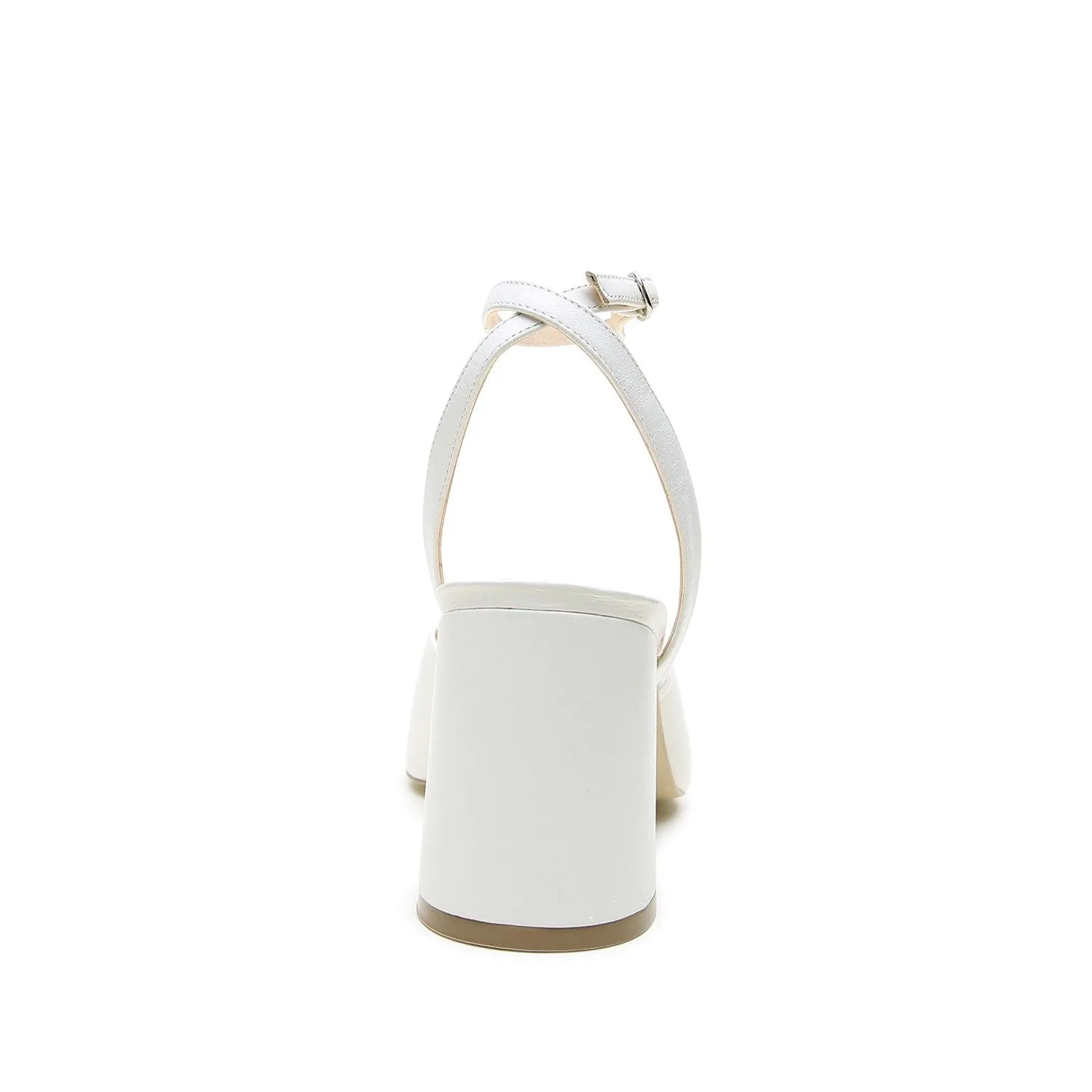 White V Mule   Marilyn Strap