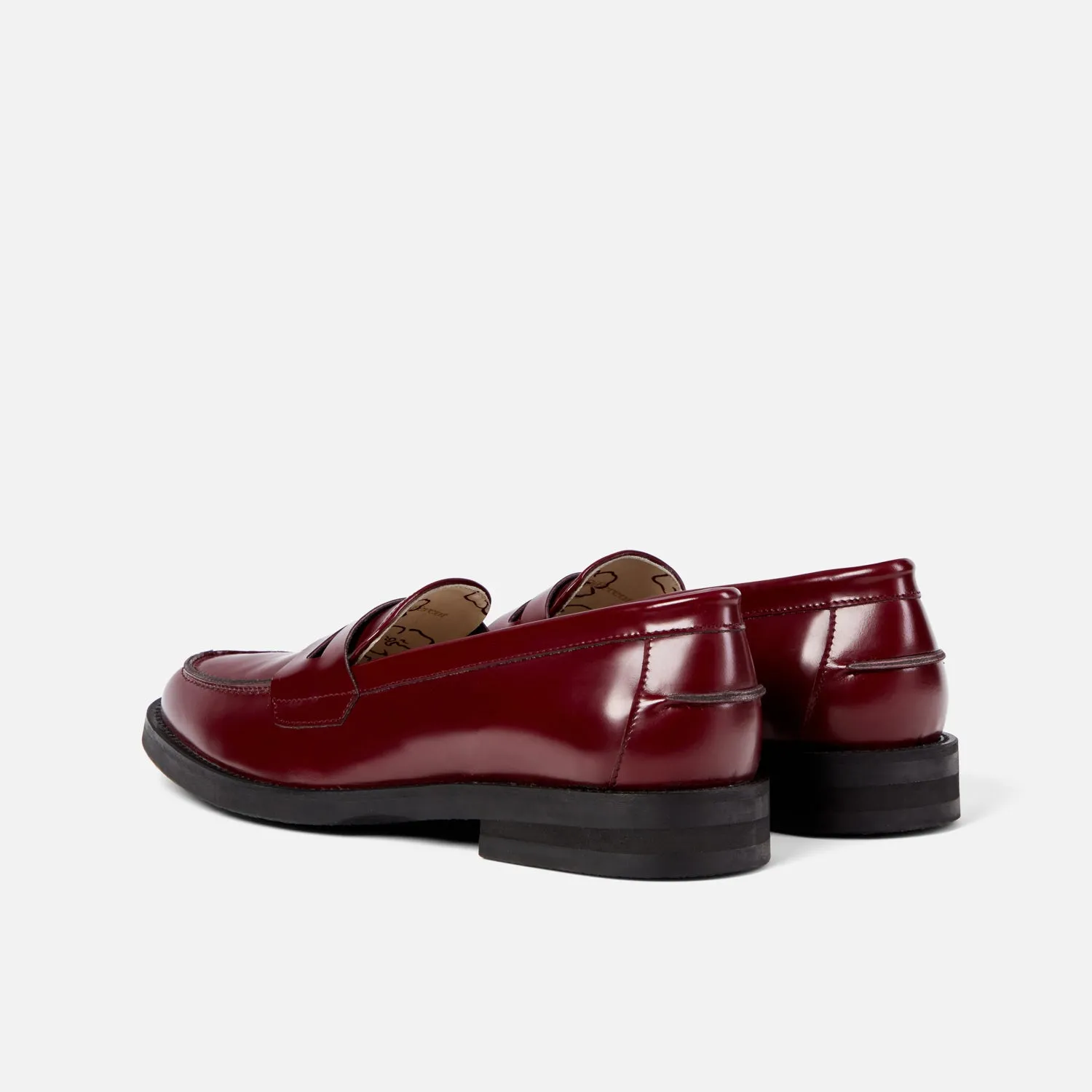 Wilde Burgundy Penny Loafer - Women's