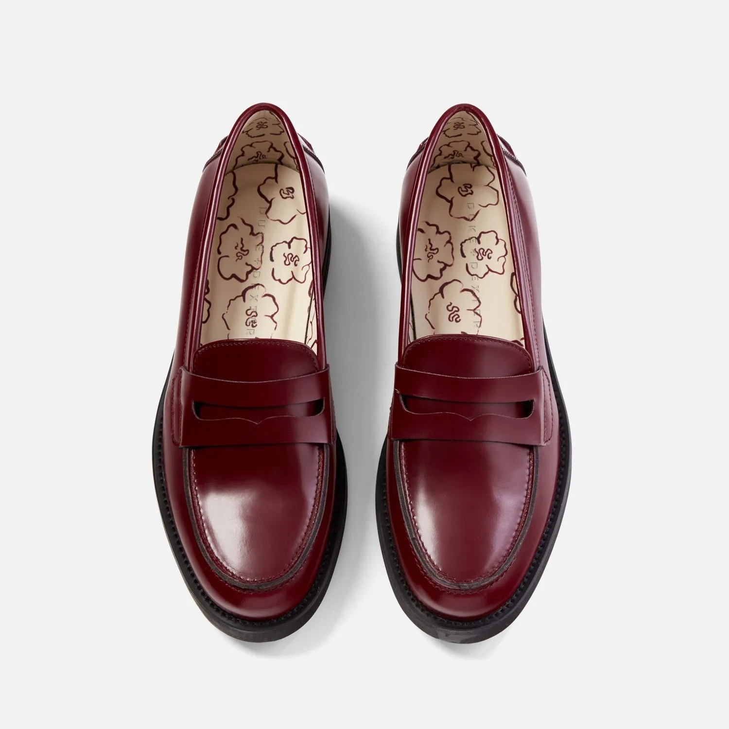Wilde Burgundy Penny Loafer - Women's