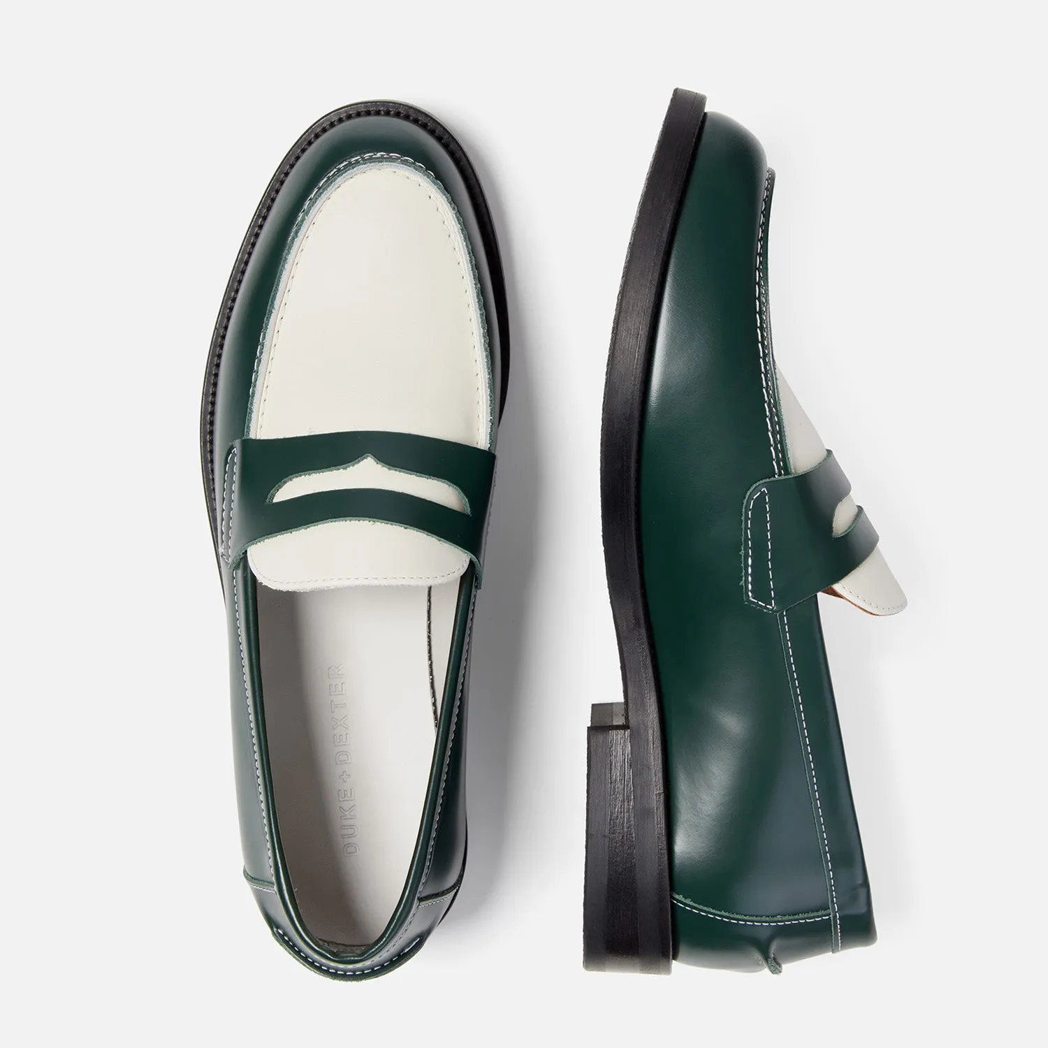 Wilde Forest   White Penny Loafer - Men's