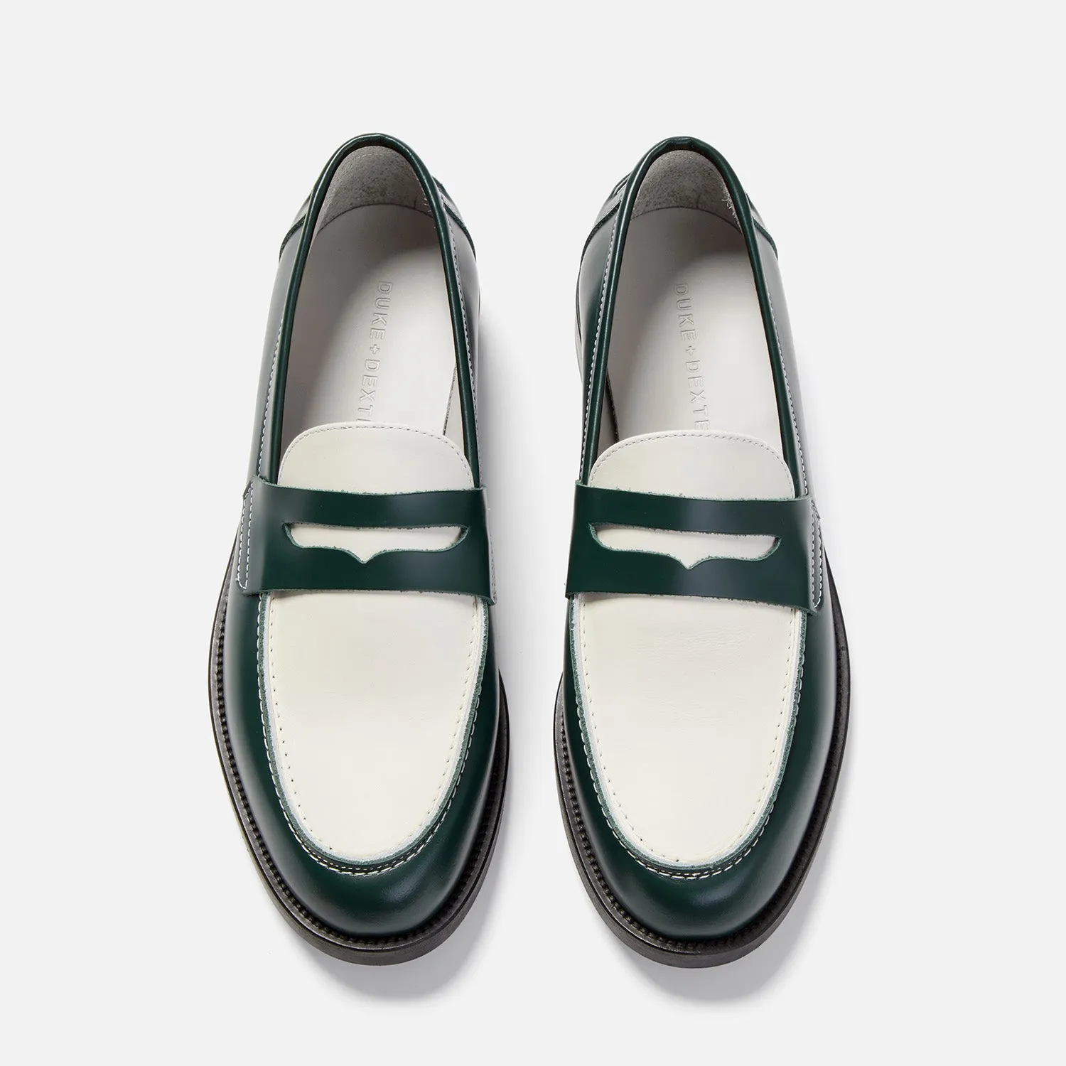 Wilde Forest   White Penny Loafer - Men's