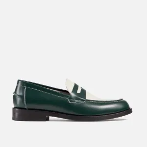 Wilde Forest   White Penny Loafer - Men's