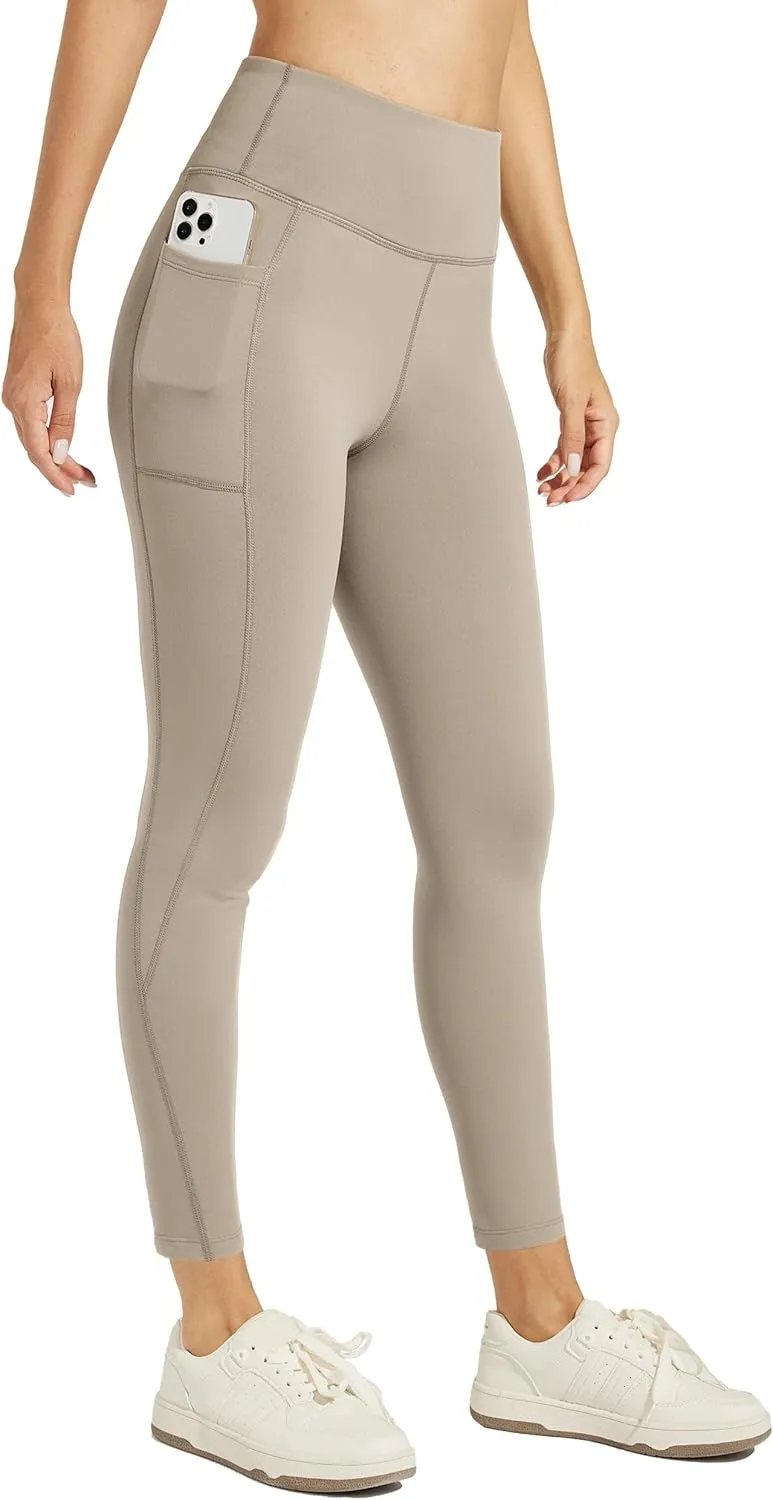 Willit Women's Fleece Lined Leggings High Waisted Winter Thermal Yoga Running Pants with Pockets