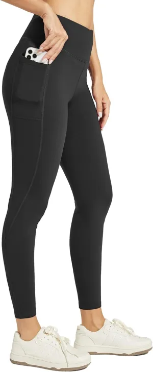 Willit Women's Fleece Lined Leggings High Waisted Winter Thermal Yoga Running Pants with Pockets