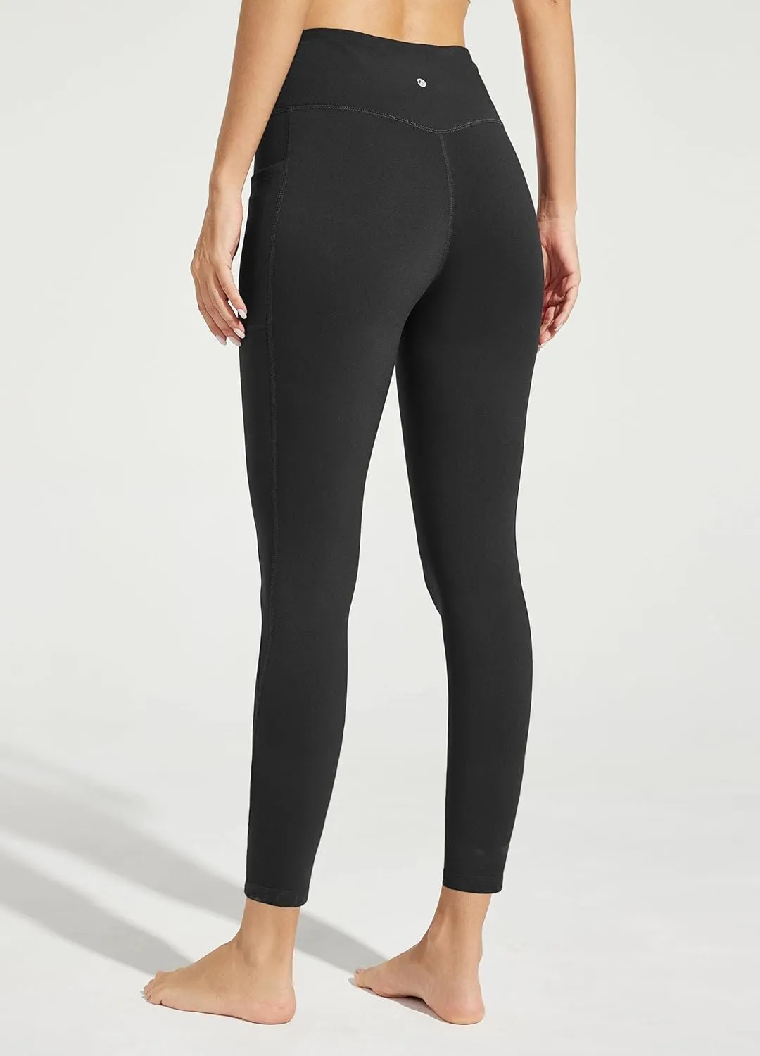 Willit Women's Fleece Lined Leggings High Waisted Winter Thermal Yoga Running Pants with Pockets