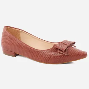 Women "Dervla" Slip On Glossy Patent Pointed Toe Shoes