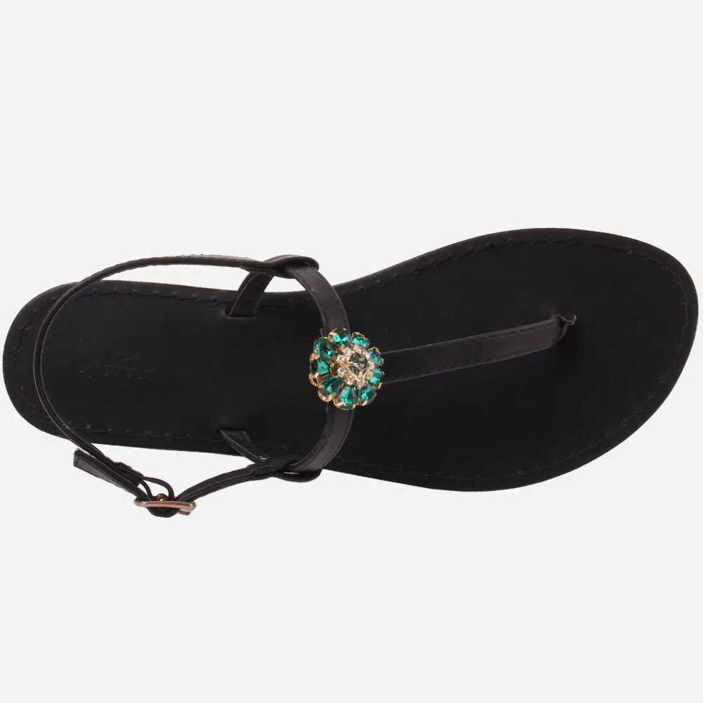 Women "EMMA" Wide Fit Flat Sandals