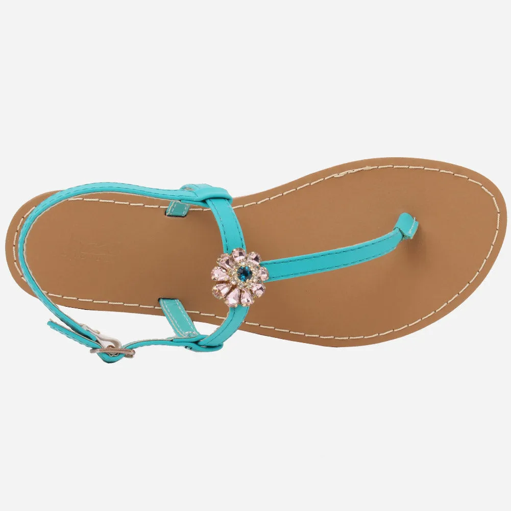 Women "EMMA" Wide Fit Flat Sandals