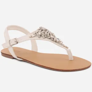 Women "GAL" Wide Fit Ankle Strap Flat Sandals