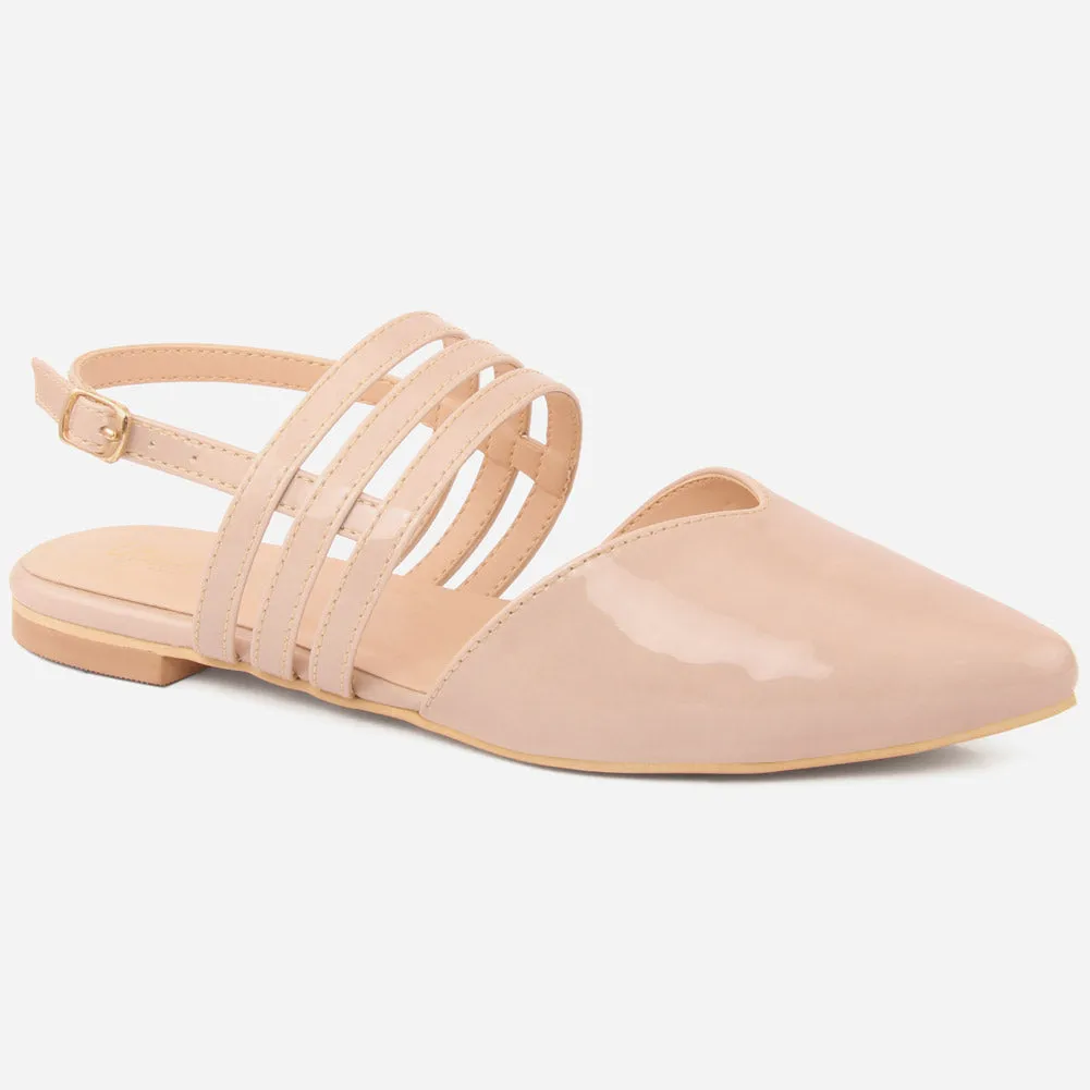 Women "XIMENA" Flat with Buckle Sandals