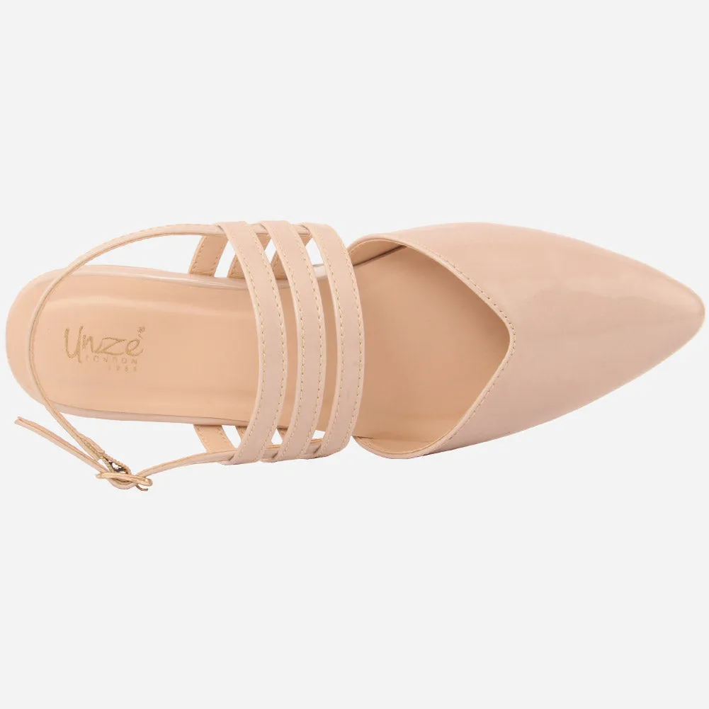 Women "XIMENA" Flat with Buckle Sandals
