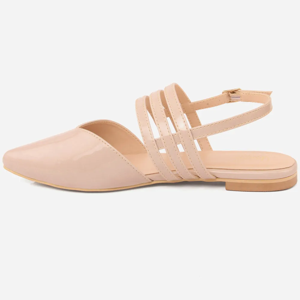 Women "XIMENA" Flat with Buckle Sandals