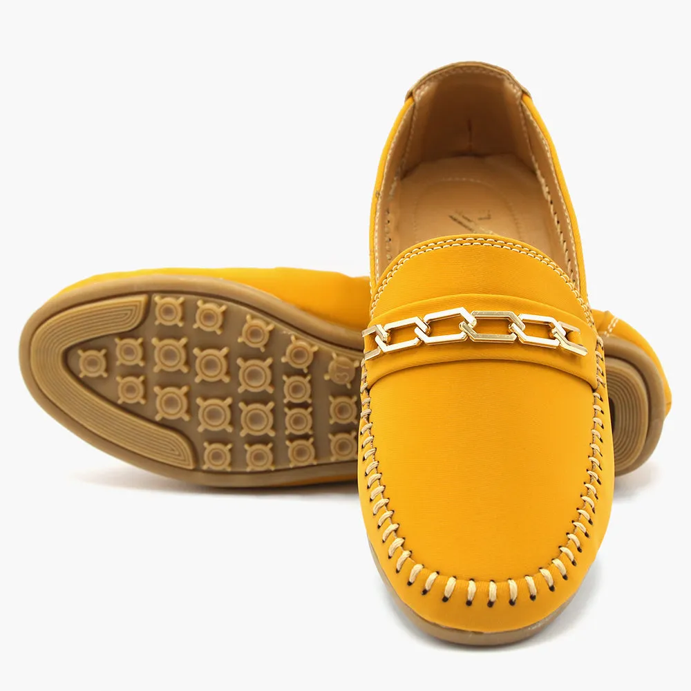 Women's Loafer - Yellow