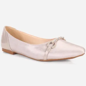 Women's "PARTIA" Pointed Toe Slip On Flat Pumps