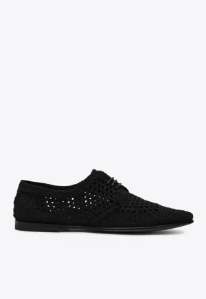Woven Derby Shoes