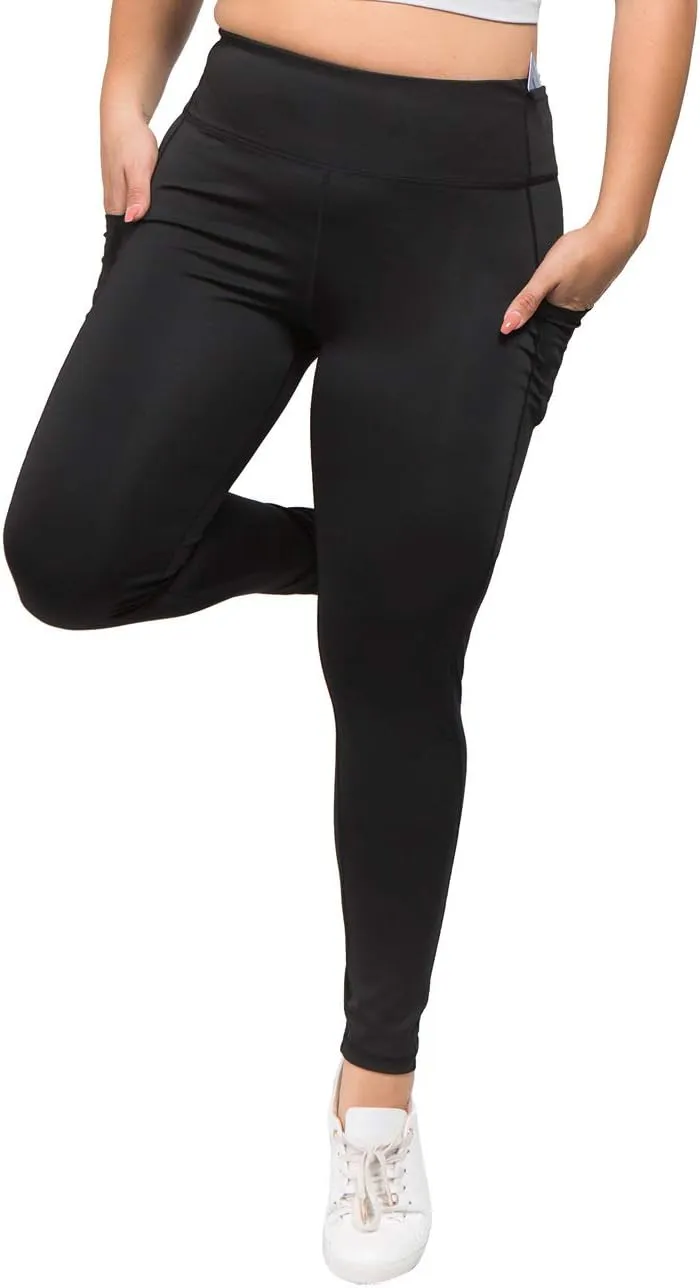 YELETE Women's Jogging Pants High Waist Lattice Ankle Cutout Workout Leggings with Pockets