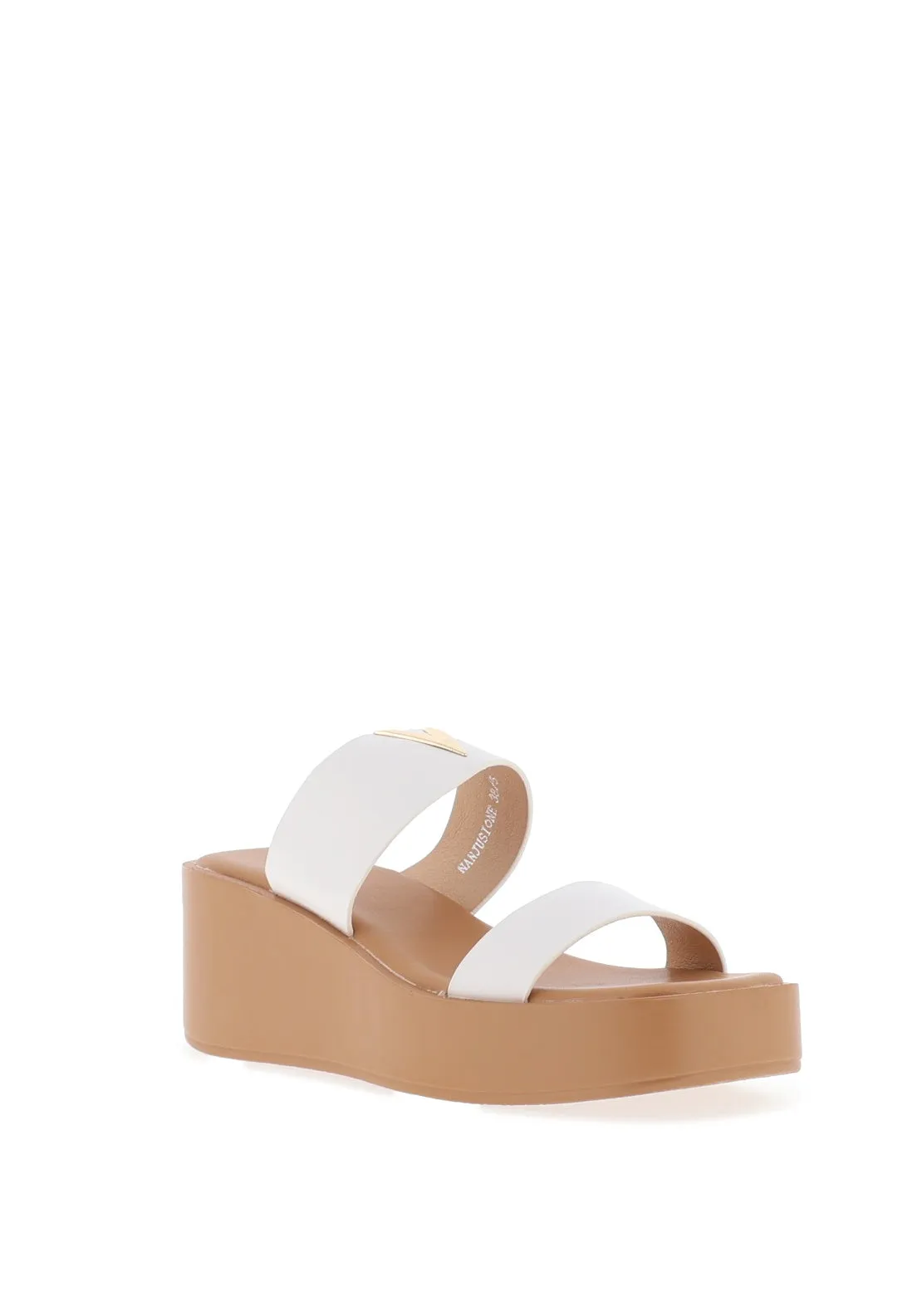 Zanni & Co. Nanjusi Mule Sandals, Crystal White